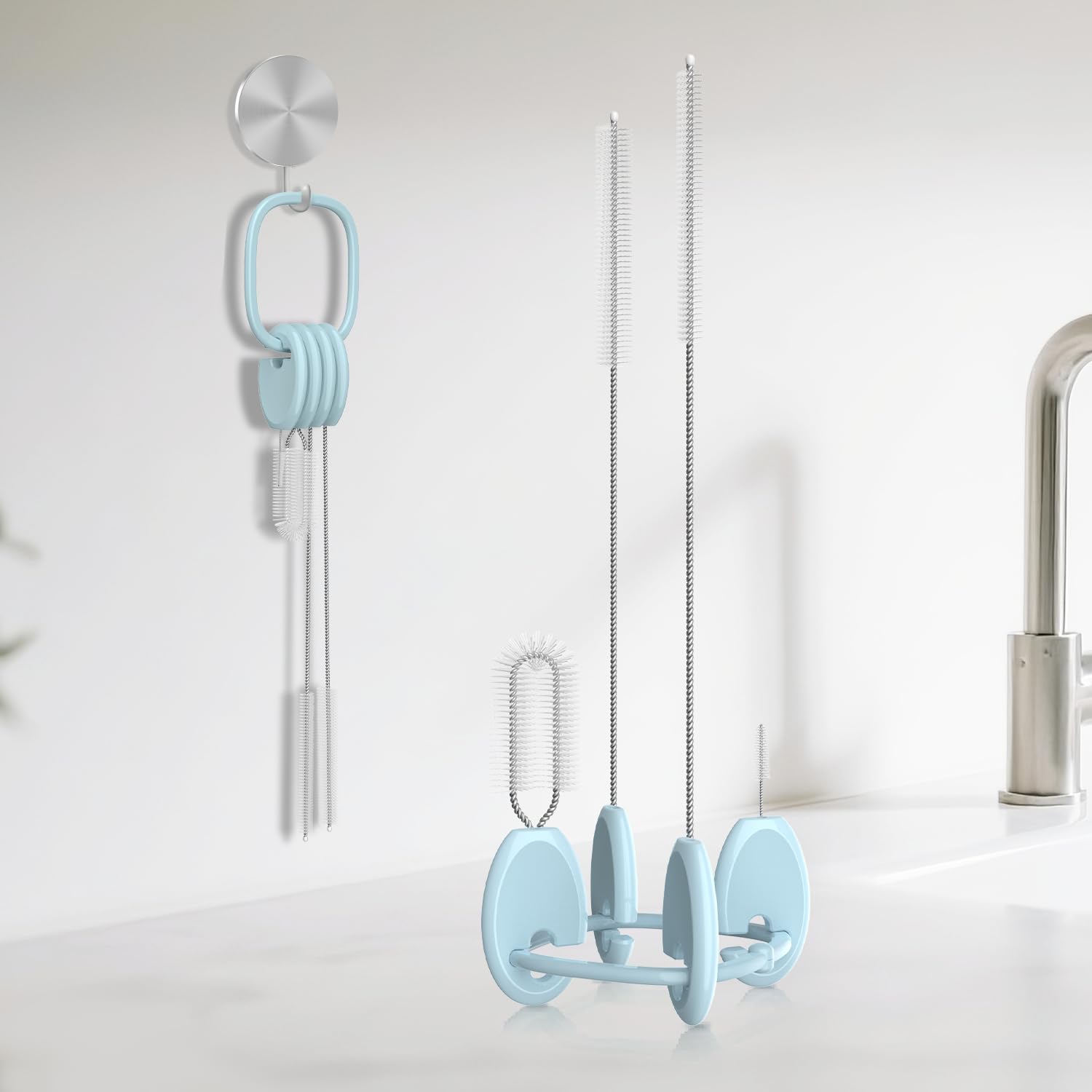 YOTIME holder ring stores tools within reach and ready to air-dry