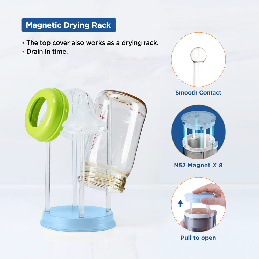 YOTIME nipple cleaner brush reaches tiny parts for thorough cleaning