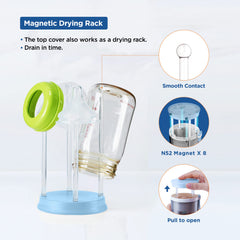 YOTIME nipple cleaner brush reaches tiny parts for thorough cleaning