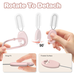 YOTIME patented snug-fit connector for quick tool swapping with wet hands