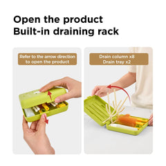 YOTIME soap dispenser included for convenient on-the-go lathering during bottle care.