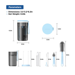YOTIME straw brush keeps drinking accessories free of residue