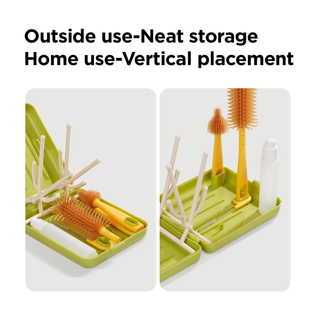 YOTIME travel cleaning kit in a compact setup for tidy on-the-go use.