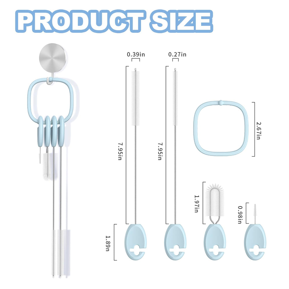 YOTIME vertical-base design saves counter space while brushes dry neatly