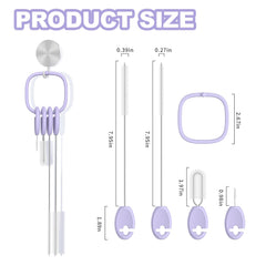 YOTIME vertical-base storage with brushes shown for air-dry.