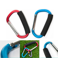 YOTOM spring-action gate—extra-wide 2.2-inch opening loads easily.