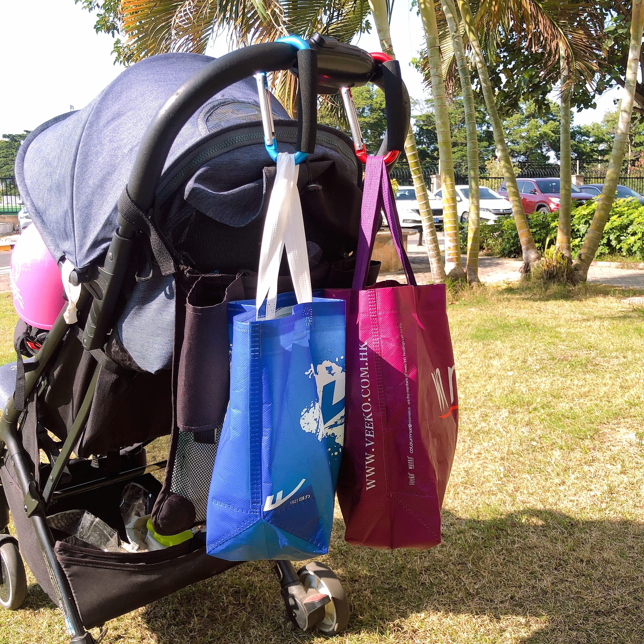 YOTOM 2-pack in action for groceries and errands.
