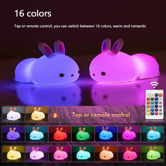 YOTOZU Bunny Night Light uses soft-touch APS silicone for safe, durable use.
