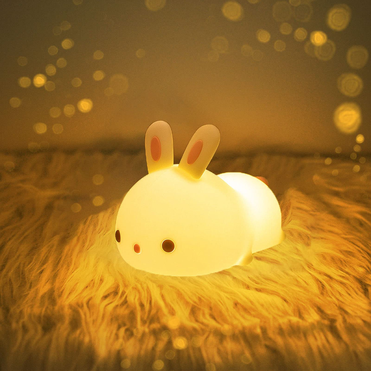 YOTOZU bunny night light with on off switch for easy bedtime use