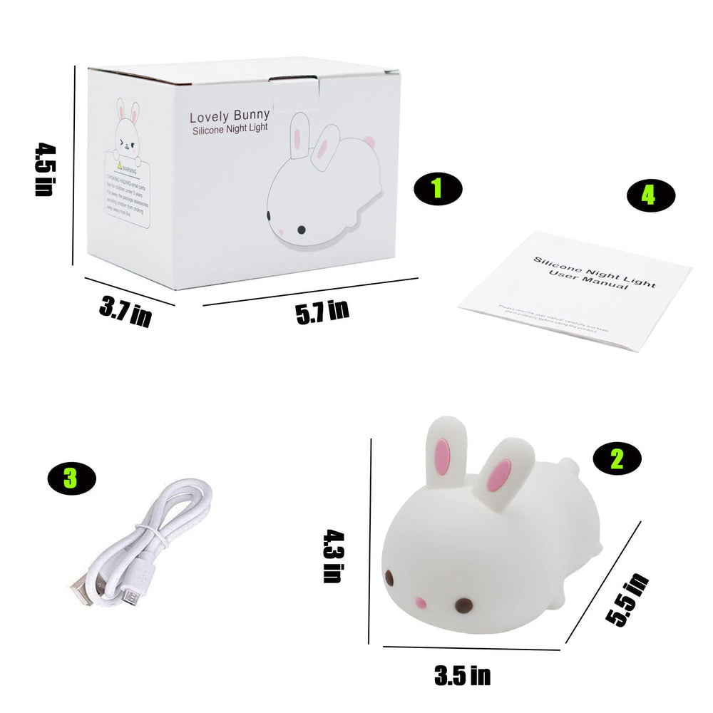 YOTOZU gift-ready bunny light suitable for holidays and birthdays