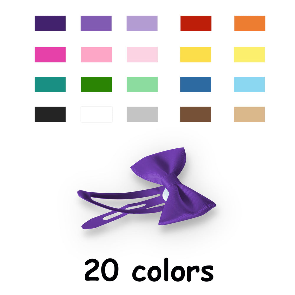 YOTUBARA hair clip shiny metal-clip close-up emphasizes polished everyday look.