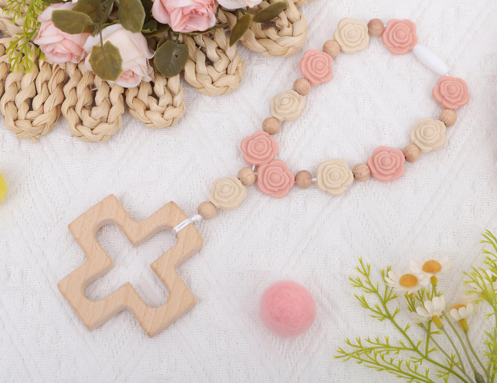 YOUAME after-sale support message denotes reliable assistance for this rosary product.