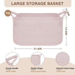 YOUDENOVA rectangle laundry hamper cat-ear handles facilitate easy carrying and relocation