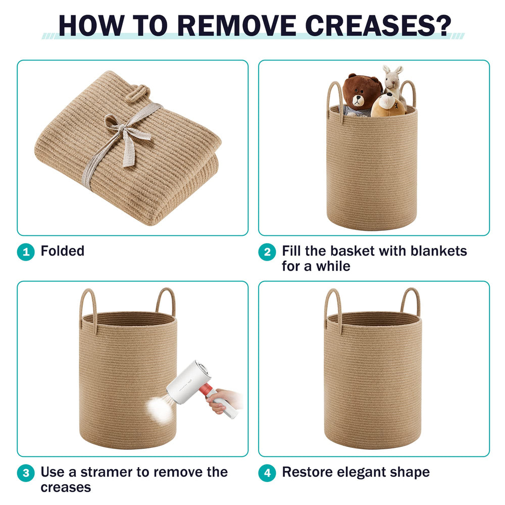 YOUDENOVA jute hamper texture close-up conveys natural fibers and eco-friendly material