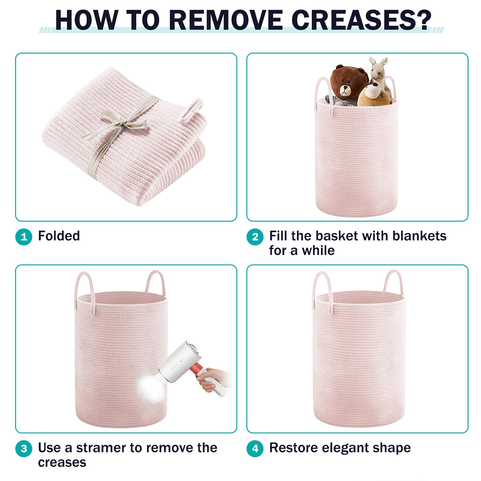 YOUDENOVA hamper reshaping after full loads for maintained silhouette