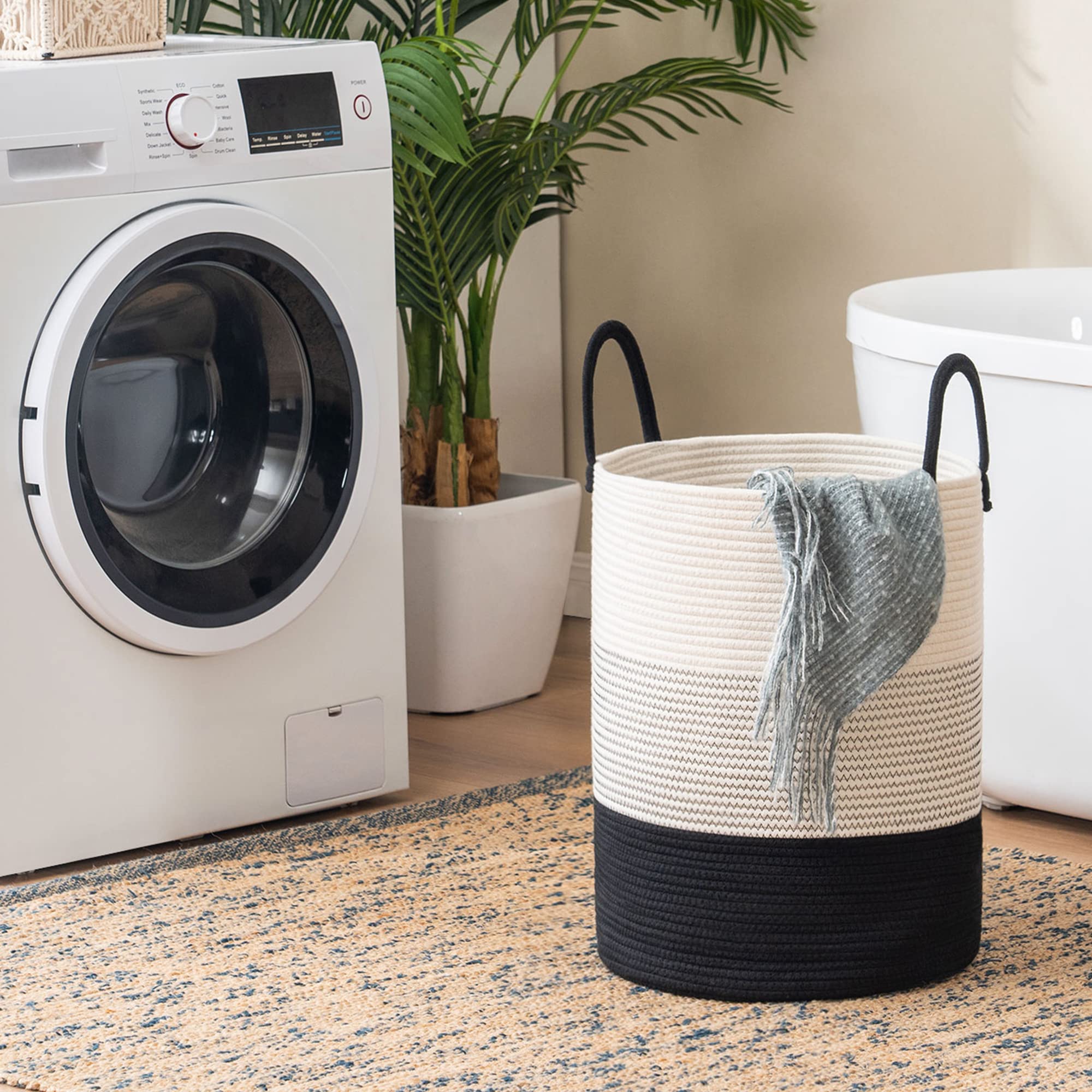 YOUDENOVA natural cotton rope ensures toxin-free storage in any room