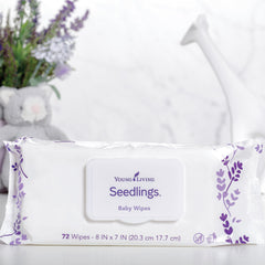 Closeup of Aloe in Young Living Seedlings Baby Wipes for soothing cleansing