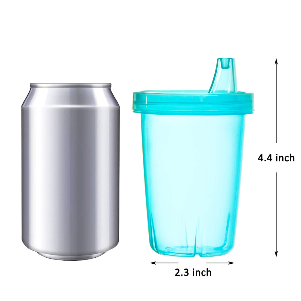 Youngever sippy cups bite-resistant spout close-up supports independent drinking