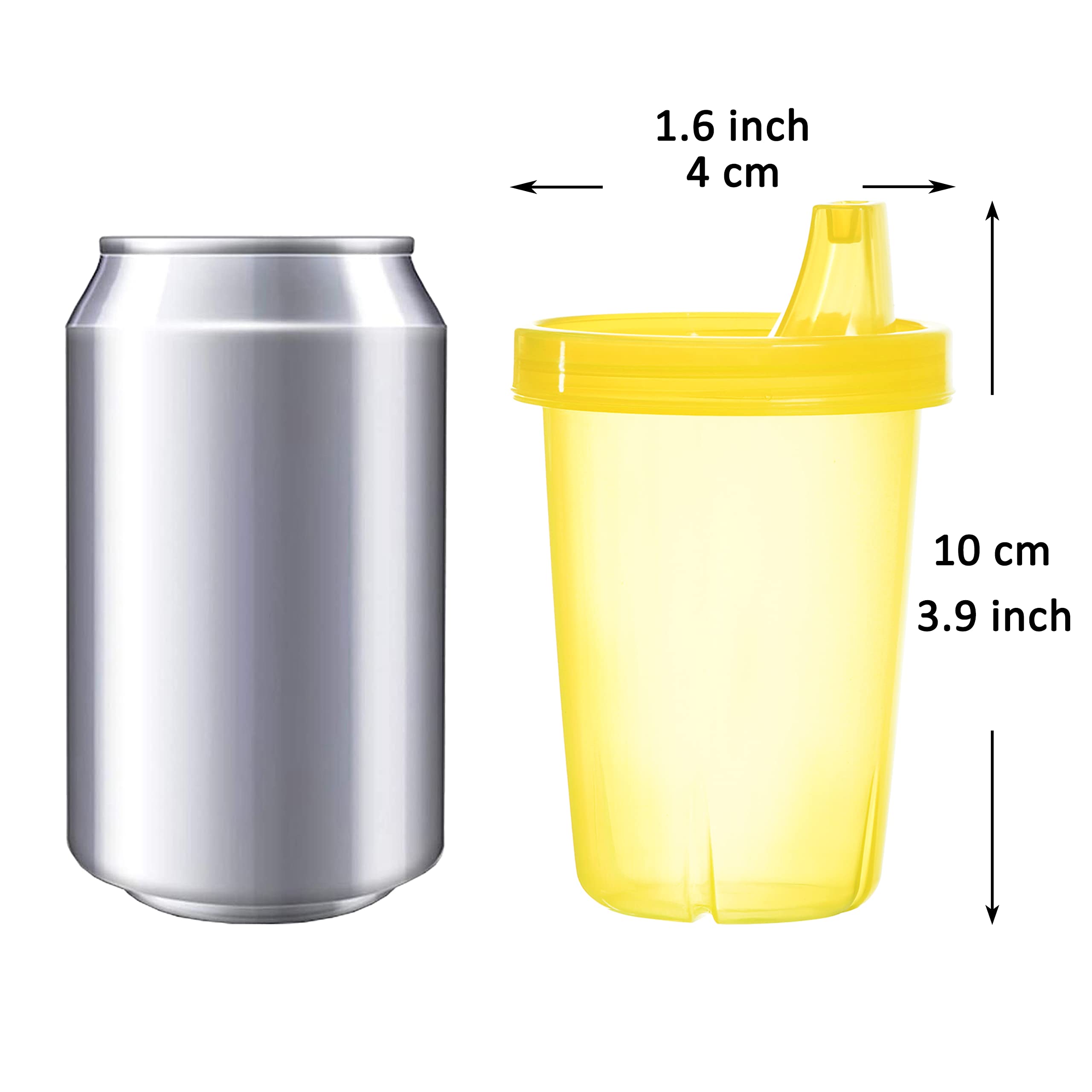 Youngever sippy cups pink with bite resistant spouts encourage independent drinking.