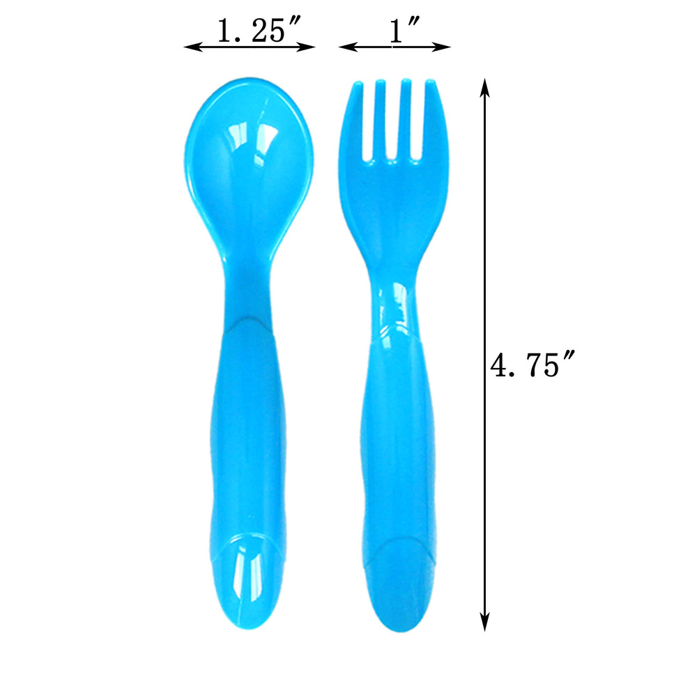 Youngever toddler utensils packaged bundle showing 36 pieces for family meals
