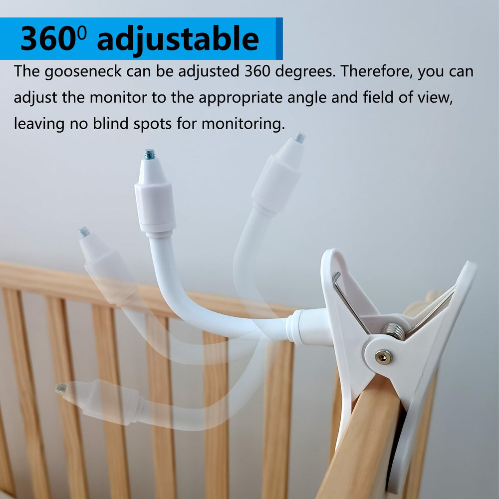 YOUNGLINK mount features foam pads to protect crib finishes.