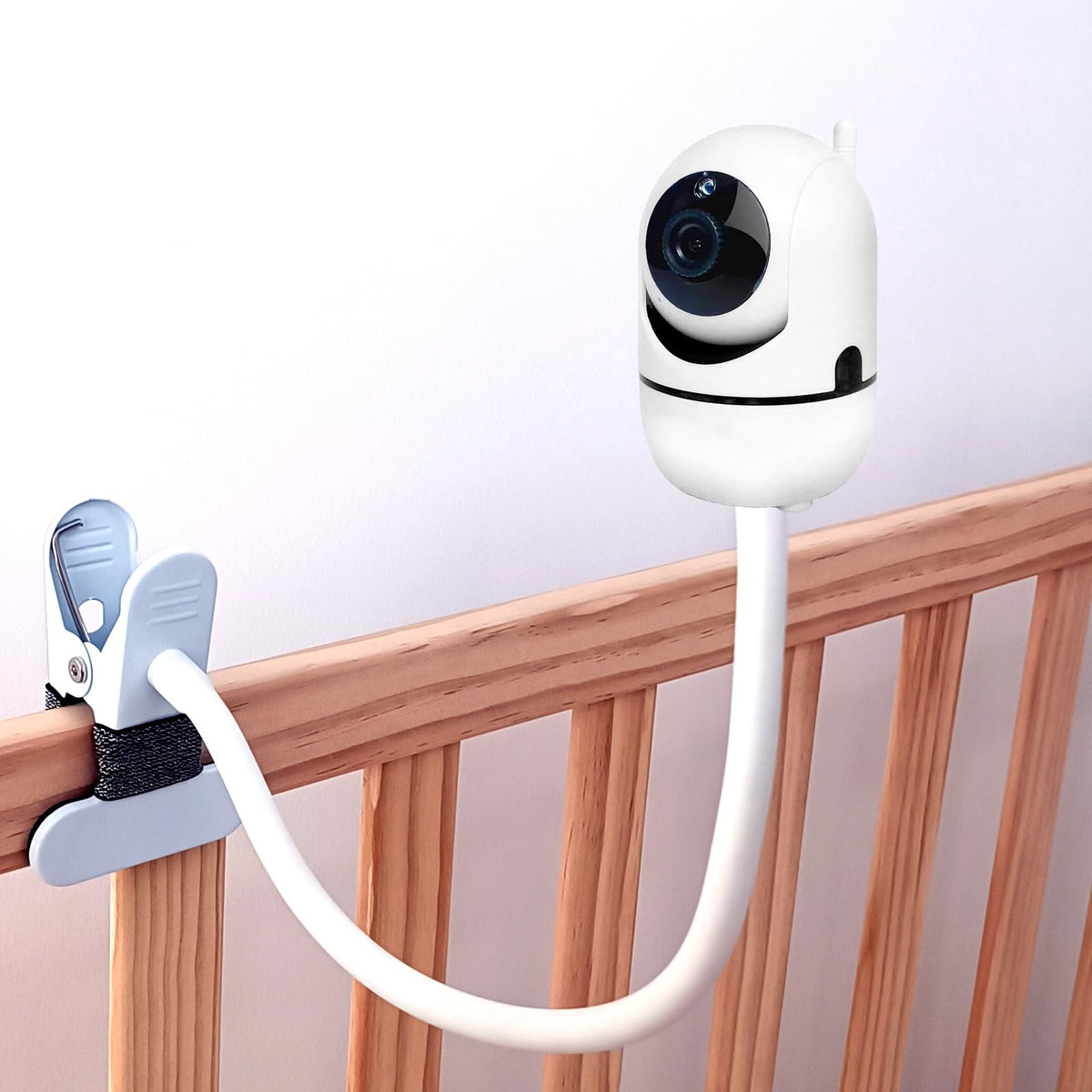 YOUNGLINK crib monitor mount clip on crib for secure, adjustable viewing angle