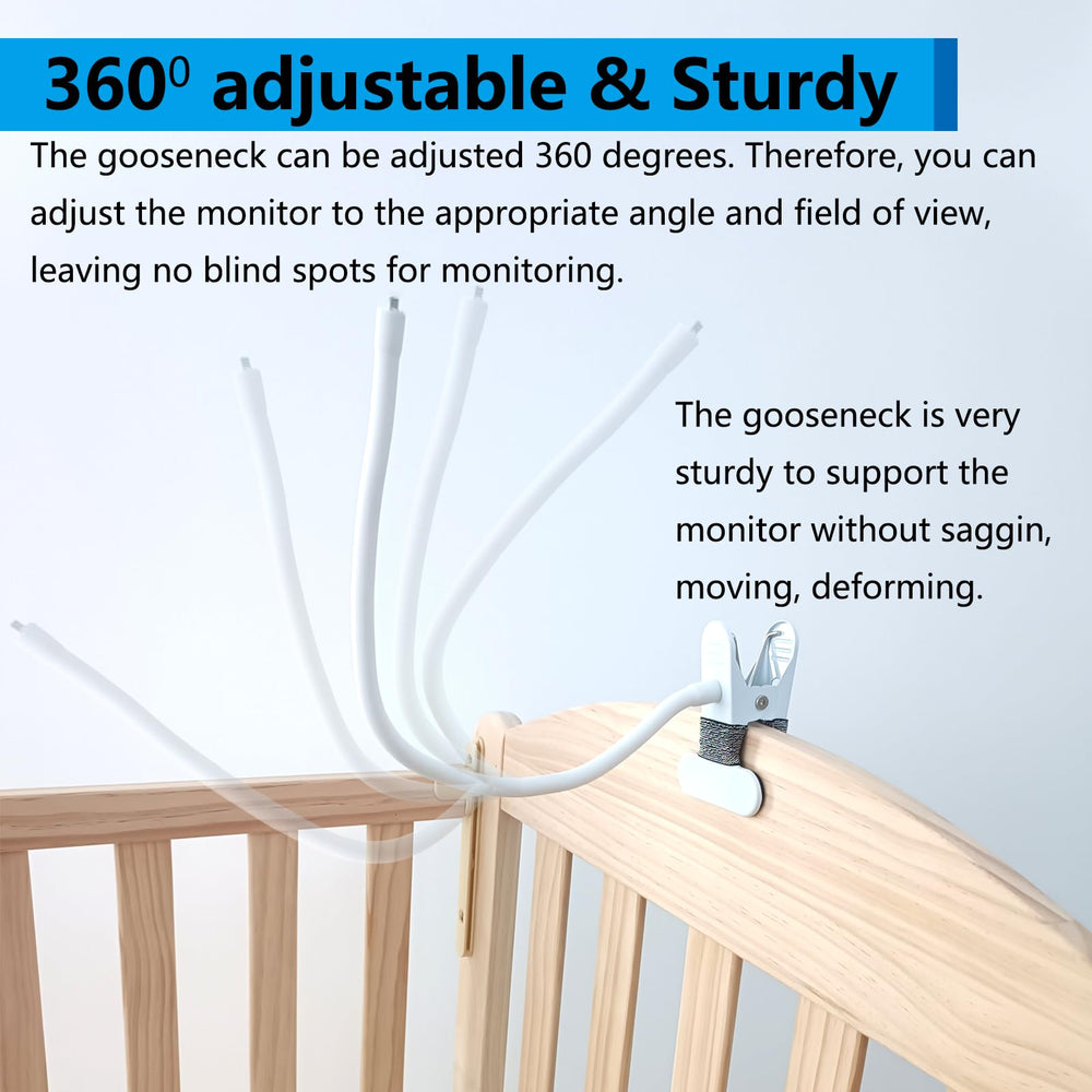 YOUNGLINK secure crib clamp with foam padding prevents scratches