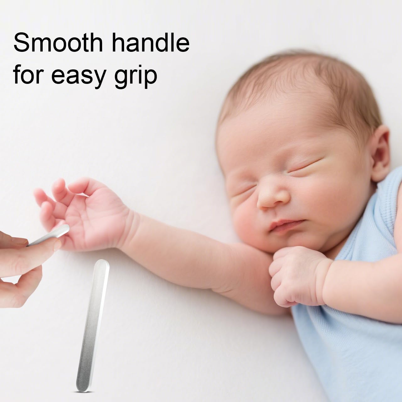 youocomu nail-file-anti-slip provides smooth edges on tiny nails