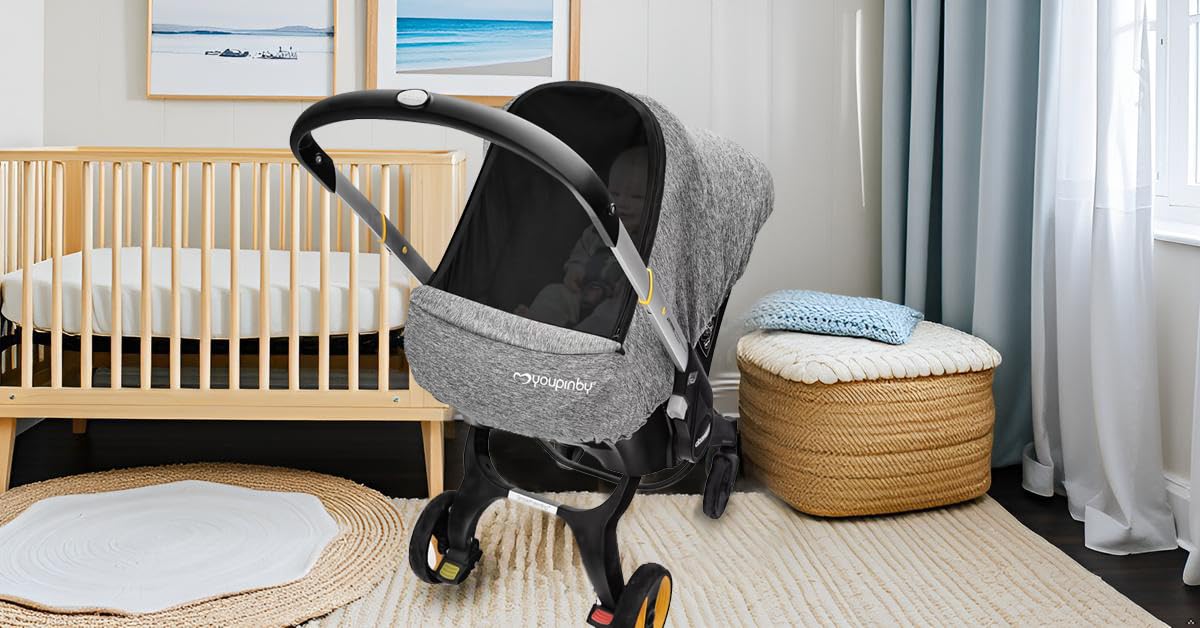 Youpinby gray baby car seat cover makes a practical gift