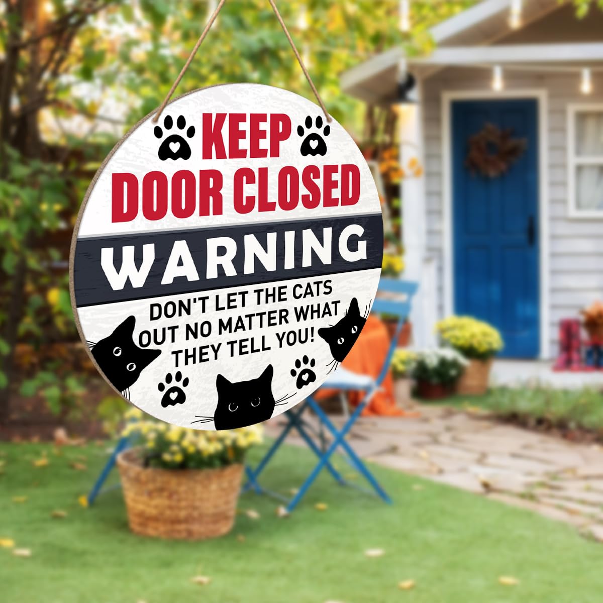 Yousheager cat lover gift sign thoughtful housewarming for cat parents