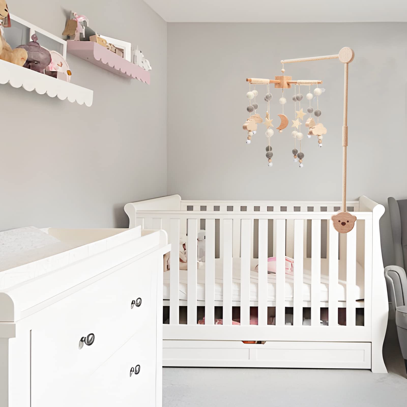 Youuys Fabric attachment suits cribs, bassinets, and strollers with care
