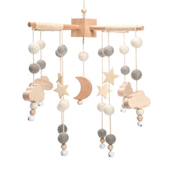 Youuys Boho Baby Crib Mobile Moon and Stars enhances nursery visuals and gentle motion