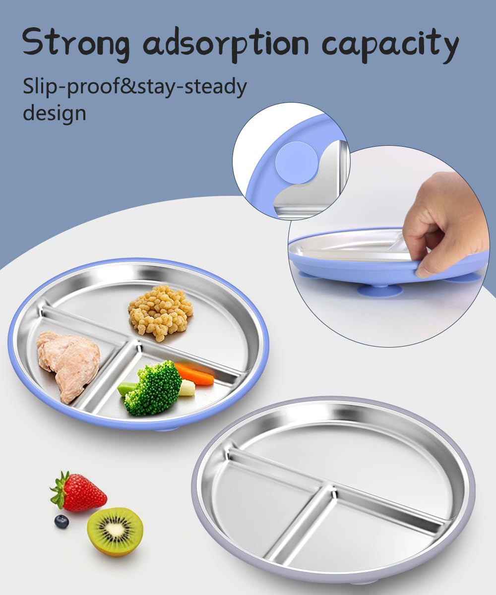 YOUXIU five non-slip suction cups prevent sliding during feeding