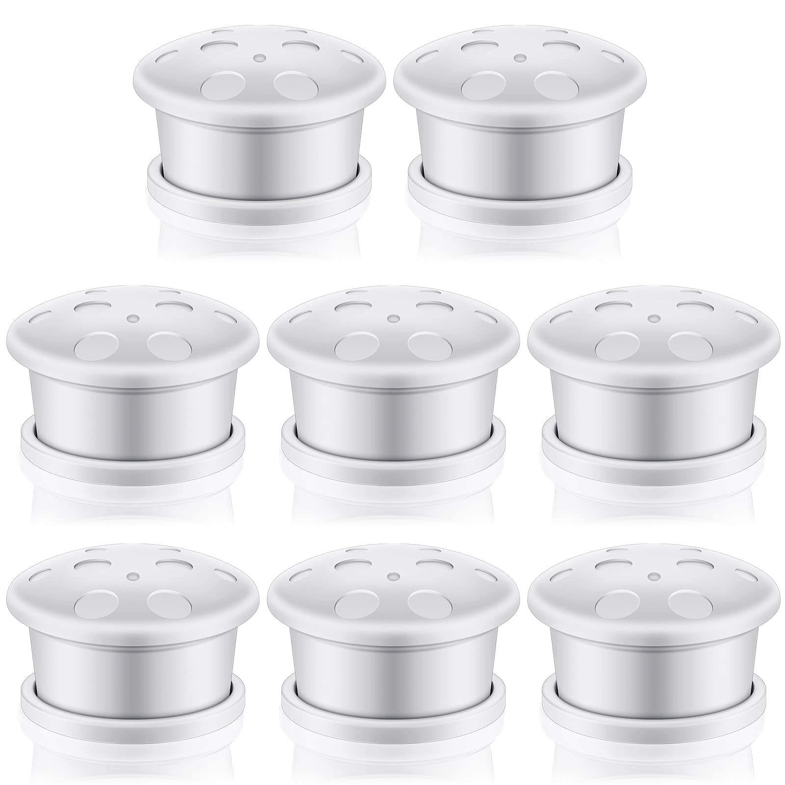 Youyole replacement keys 8-pack closeup for magnetic cabinet locks, easy backup access.