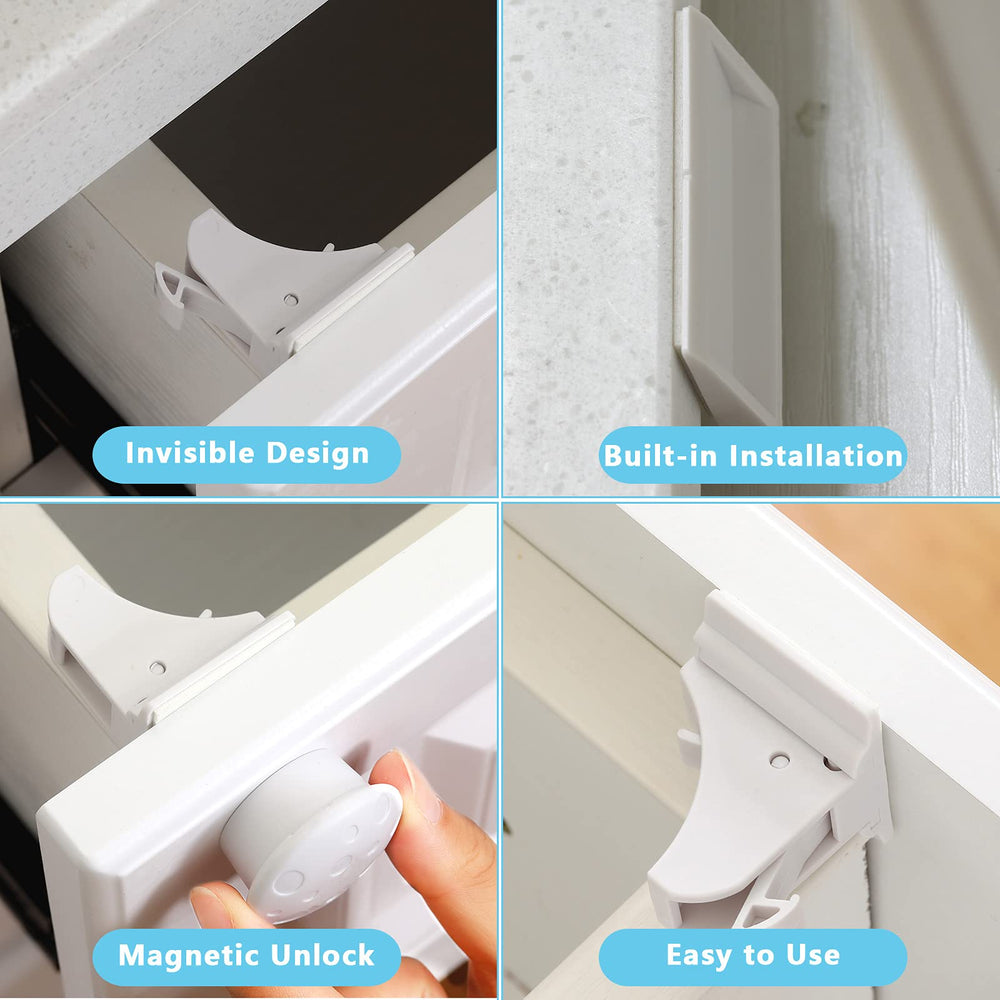 Youyole white ABS keys closeup, highlighting durable material for replacements.