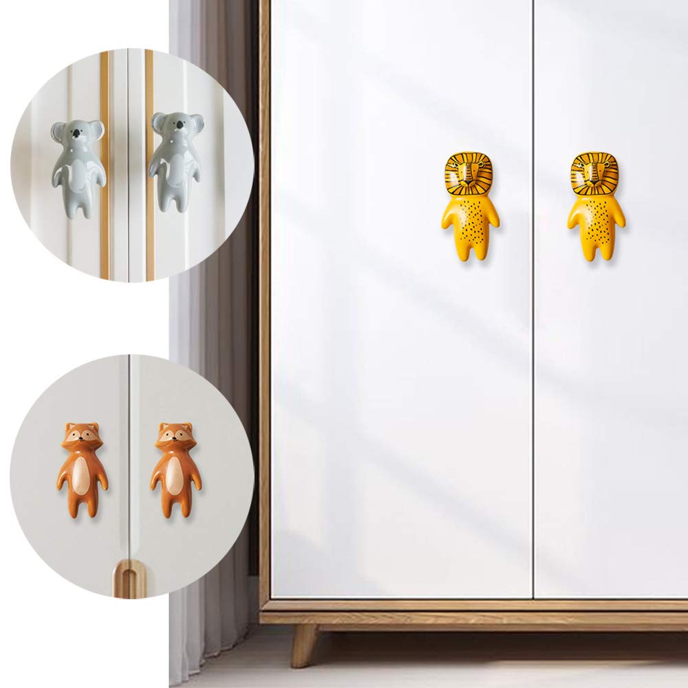 YOUYOUULU animal knob fox pull adds playful accent and sturdy mounting for cabinetry