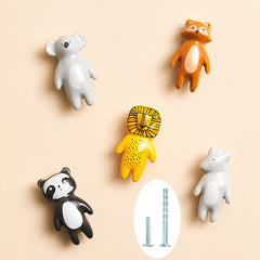 YOUYOUULU animal knob lion pull offers kid-friendly decor and safe handling for furniture