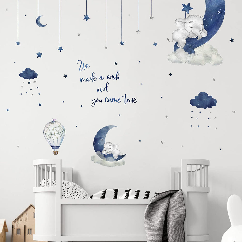 Yovkky baby room playroom decor sticker set for quick room transformation