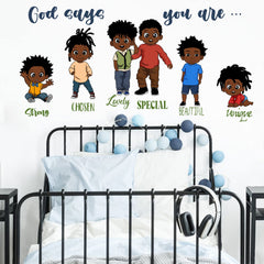 Yovkky wall decal artwork brightens bedrooms with durable waterproof vinyl