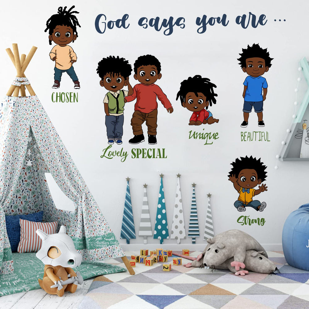 Yovkky God Says You Are design adds motivational touch to nursery walls