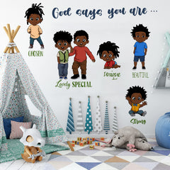Yovkky God Says You Are design adds motivational touch to nursery walls