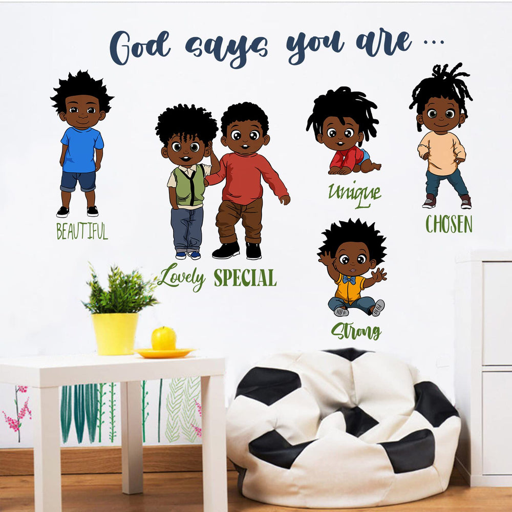 Yovkky colorful patterns brighten kids rooms while easy peel and stick application