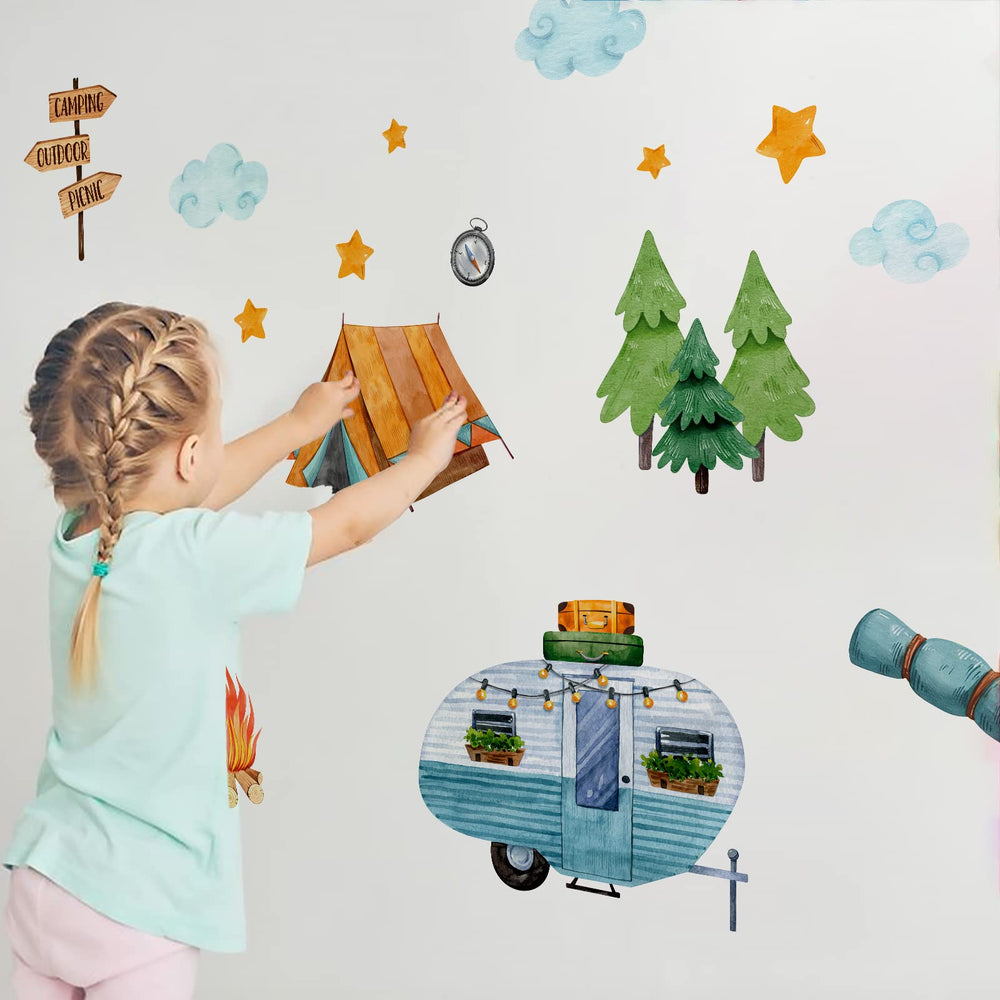 Yovkky nursery playroom decals brighten spaces and are easy to reposition