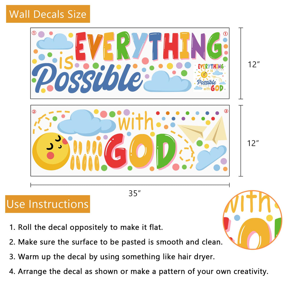 Yovkky colorful-dots wall sticker adds playful energy to kids' rooms.
