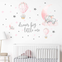 Yovkky crib-decor-girls-room-stickers bring whimsical charm with re-stickable, clean-wall adhesion.