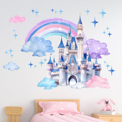 Yovkky Fairy Tale Castle wall decals for magical kids' space and imagination
