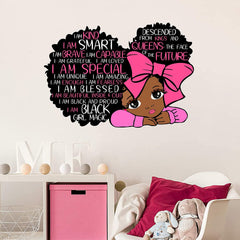 Yovkky inspirational quote sticker pink enhances bedroom decor with uplifting daily affirmations