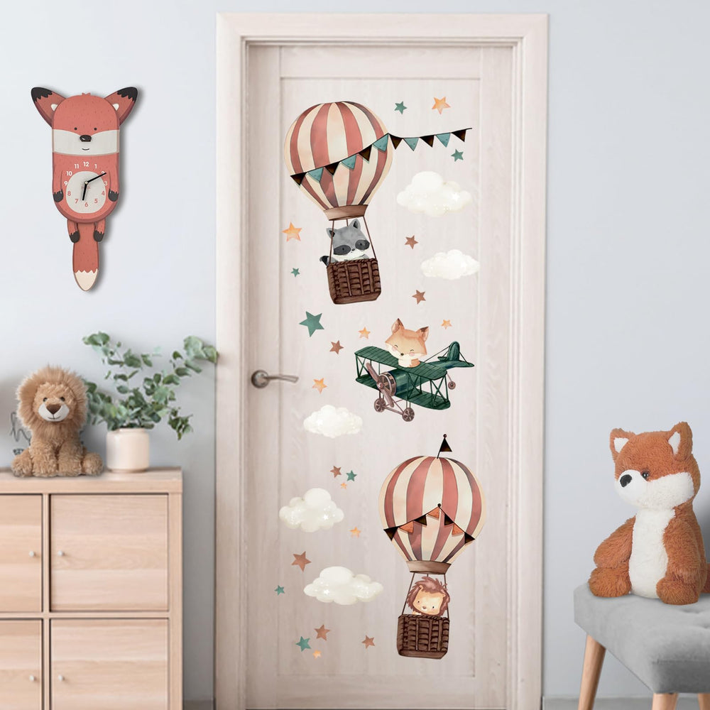 Yovkky neutral wall decal kit suits versatile nursery decor