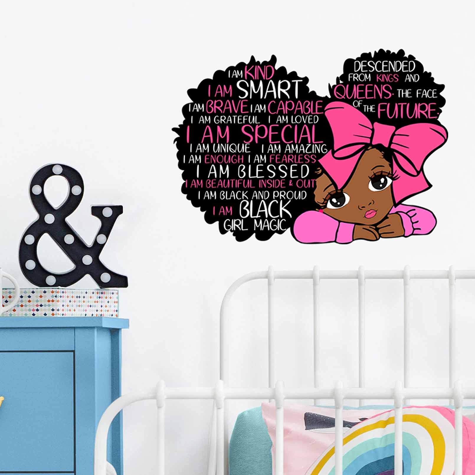 Yovkky peel-stick wall decal pink makes decorating simple for kids to customize spaces