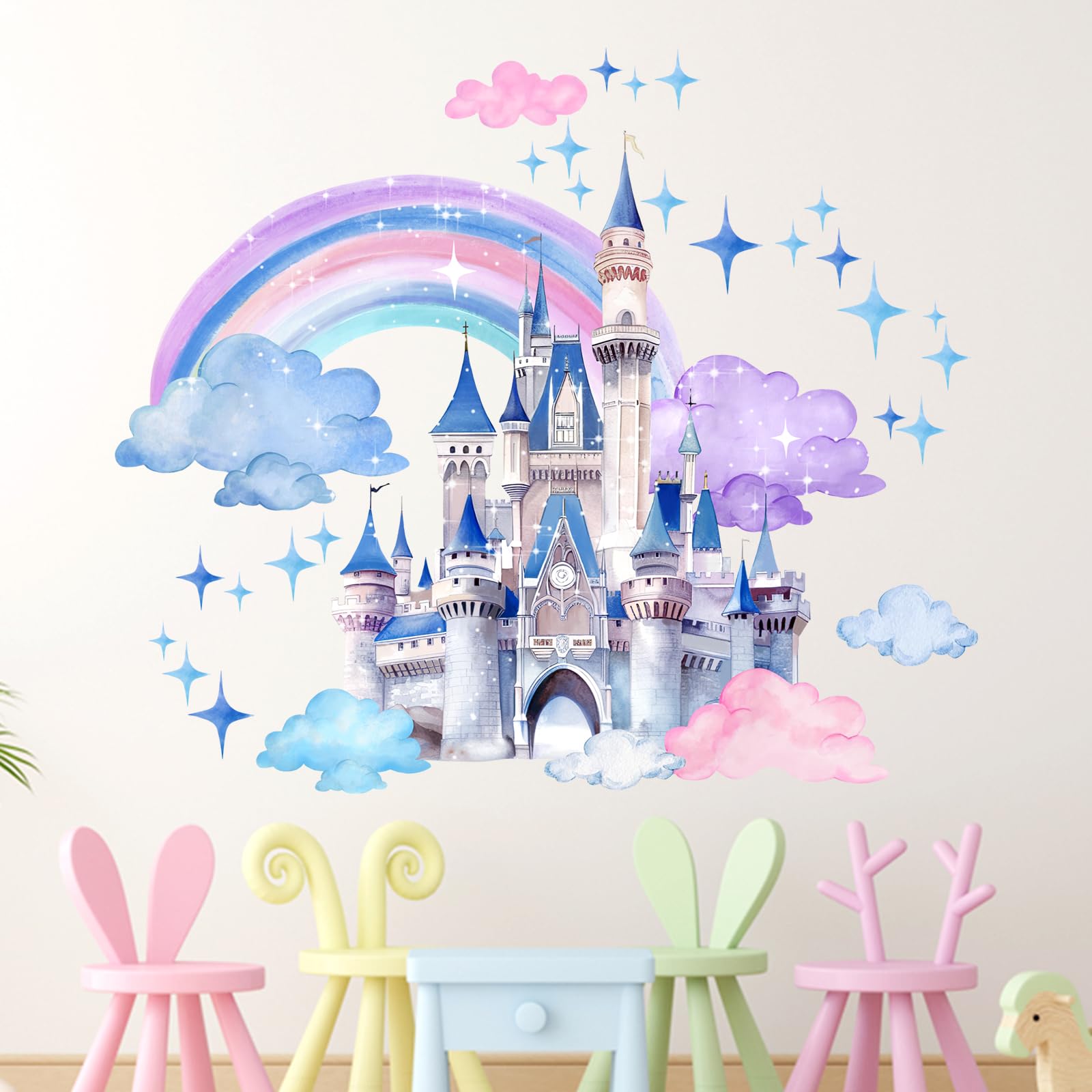 Yovkky peel-and-stick wall decal for easy decorating by kids